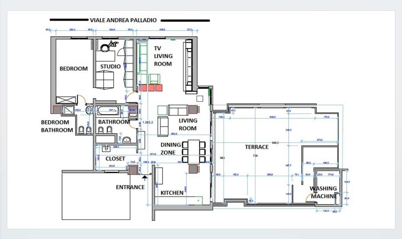 Apartament Palladio 20 Loft And Terrace Werona Zewnętrze zdjęcie